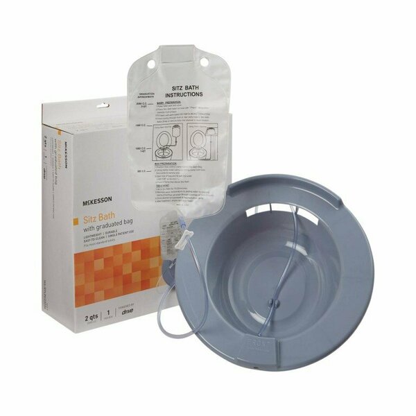 Mckesson Round Sitz Bath, 2000 mL Capacity, 6PK 146-RTLPC23234